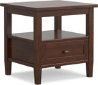 SIMPLIHOME Warm Shaker End Table by SimpliHome