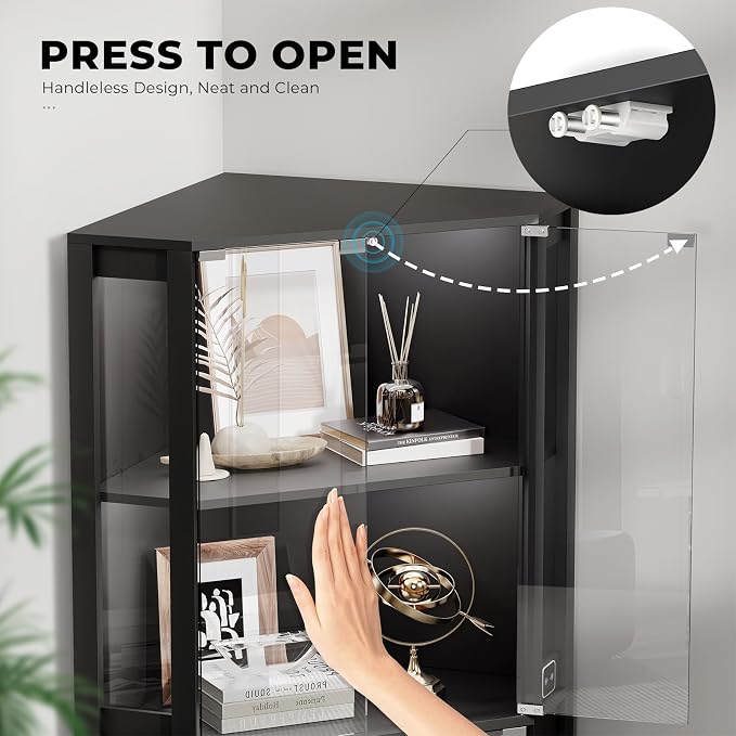 BROTTAR Corner Display Cabinet - Image 5
