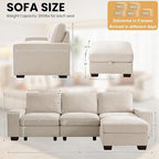 TEKAMON 100" Modular Sectional Sofa - Image 2