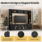 Merax Modern 4 Piece Entertainment Wall Unit - Image 5