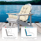 Adirondack Chair Cushion Tufted Waterproof Outdoor Rocking Chair Cushions - Image 4