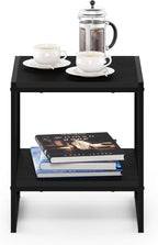 FURINNO Camnus Modern Living 2-Tier End Table, 15.9 in x 15.75 in x 18 in - Image 4