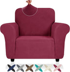 ZNSAYOTX Super Stretch Chair Slipcover, New Striped Sofa Chair Covers by ZNSAYOTX