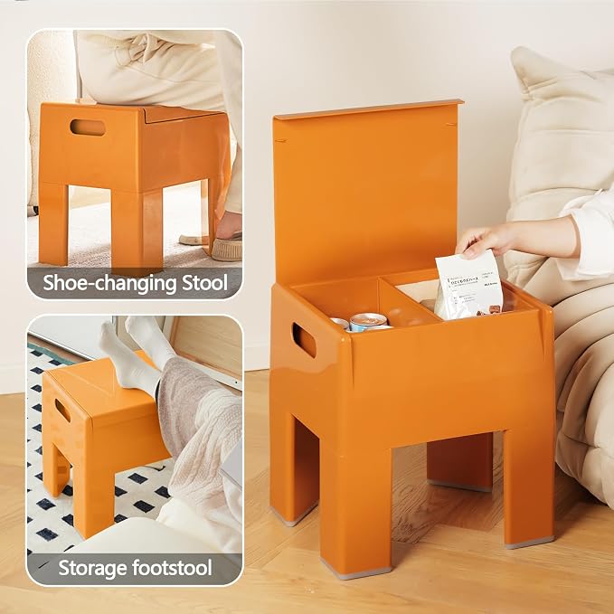 Nightstand Bedside Table with Storage Space, Dorm and Small Spaces, Easy - Image 9