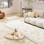 LOCHAS 2x6 Runner Rugs for Hallway, Fluffy Area Rugs for Bedroom, Cream | Ultra - Image 4