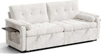 Convertible Sleeper Sofa Bed, 86 Inch Chenille Pull Out Couch - Image 12
