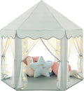 Monobeach Princess Tent Girls Celadon Large Playhouse Kids Castle Play Tent by Monobeach