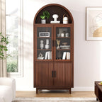 FiveWillowise 71" Tall Arched Cabinet - Image 6