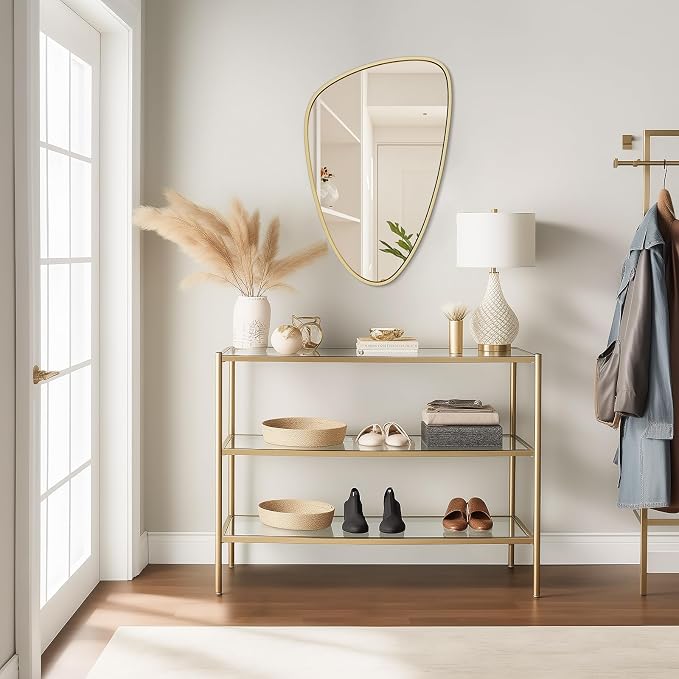 WallBeyond Asymmetrical Mirror, Irregular Wall Mirror, Wall Mirrors Decorative - Image 4