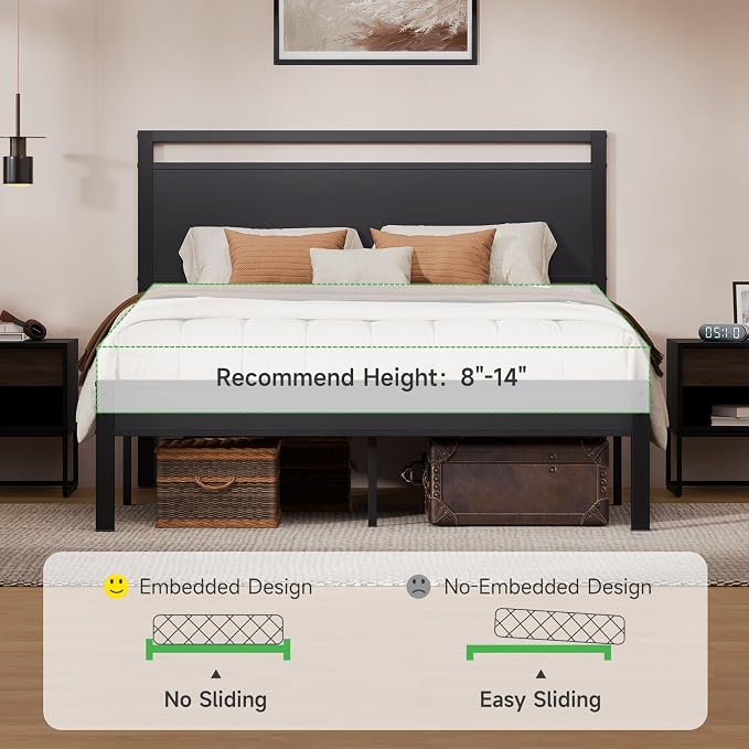 Easy to Assemble Queen Bed Frame - Image 9