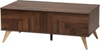 Baxton Studio Graceland Mid-Century Modern Transitional Walnut Brown Finished by BaxtonStudio