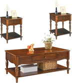 Living Room Table Set-One Rectangular Coffee Table and Two Square End Tables by MODERION-YourHomeSoulMate