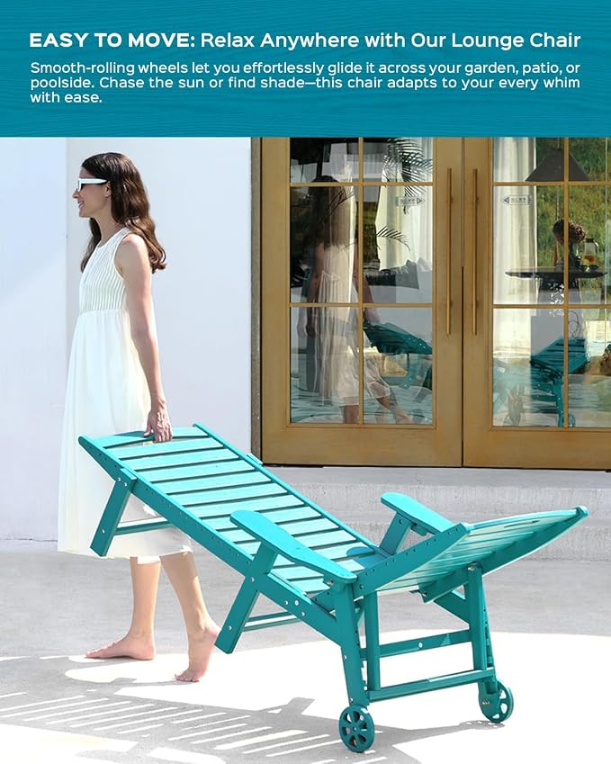 Ciokea Lounge Chair Outdoor, Oversized Chaise Lounge Chair - Image 6
