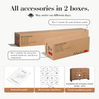 Curved 8-Drawer Dresser for Bedroom, 53.82" Wide Modern Chest of Drawers - Image 3
