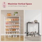 Tajsoon 6 Tier Shoe Rack Organizer - Image 4