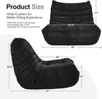 Bean Bag Chairs for Adults Giant Bean Bag Chair Memory Foam BeanBag Chair Bean - Image 2