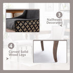 Modern Dining Chairs Set of 4, High Back Dining Chairs Side Chairs - Image 6