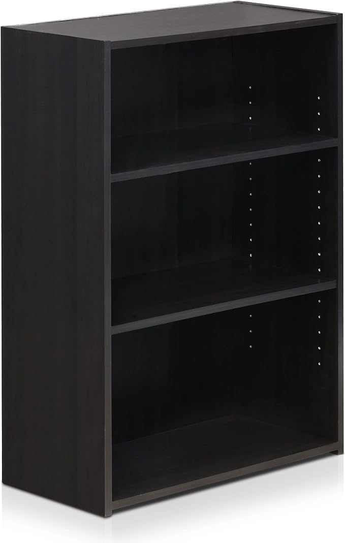 Furinno WRIGHT Book Shelf, 3-Tier Modern Bookshelf, Bookcase by Furinno-FitsYourSpaceFitsYourBudget