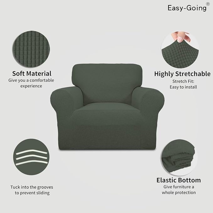 Easy-Going Stretch Chair Slipcover - Image 3