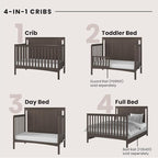 Child Craft Scout 4-in-1 Convertible Baby Crib Nursery Furniture Set - Image 3