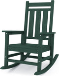 KINGYES Oversized Outdoor Rocking Chair, All-Weather Patio Rocking Chairs by KINGYES