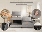 EASE MOOSE 70.6" Velvet Loveseat Sofa, Soft Deep Seat Couches - Image 9