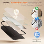 Antok 86" x46” Arched Full Length Floor Mirror, Free Standing/Wall Mount/Leaning - Image 7