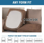 H.VERSAILTEX Velvet Stretch Couch Cushion Cover Plush Cushion Slipcover - Image 5