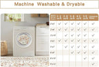 Orange Red 8x10 Washable Area Rugs - Image 9