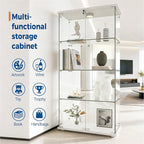 IDEALHOUSE Tempered Glass Display Cabinet - Image 4