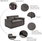 55.5" Small Sleeper Sofa Couch - Image 7