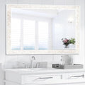 Tanmicoshomy White Shell Framed Rectangular Mirrors by Tanmicoshomy