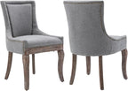 Modern Dining Chairs Set of 2, High Back Dining Chairs Side Chairs by MZDOO