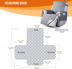 VANSOFY 100% Waterproof Recliner Chair Covers, Recliner Cover Non-Slip Dog - Image 2