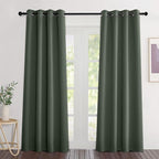NICETOWN Dark Mallard Blackout Curtains 84 inch Length 2 Panels, Grommet by NICETOWN