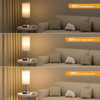 Fenmzee Grey Nightstand Bedroom Lamp - Image 5