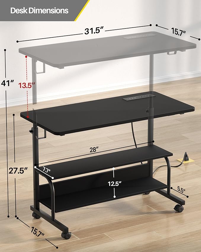 Armocity Rolling Standing Desk - Image 3