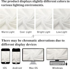 Ivory Sheer Curtains 120 Inches Long 2 Panels, Extra Wide Farmhouse Elegant - Image 5