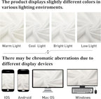 Ivory Sheer Curtains 96 Inches Long 2 Panels Set, Solid Airy Voile Dual Rod - Image 5