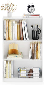 Furinno Jaya Book Shelf, 3-Tier Bookshelf, Standing Bookcase - Image 6