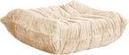 Bean Bag Ottoman, Memory Foam Lazy Bean Bag Sofa, Fireside Chair Foot Rest by Cansunna