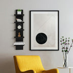 Homaterial 5 Tier Shelvesl, Vertical Column Wall Decor Mount Floating Shelves - Image 7