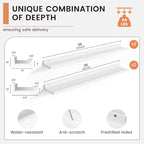 FLYJOE Floating Picture Ledge Shelves - Image 2