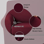 Turquoize 2 Piece Chair Covers Chair Slipcovers - Image 3