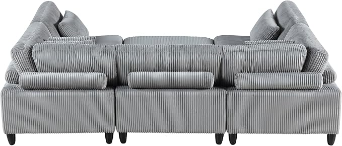 Lexicon 120 Inch Modular Sectional Sofa - Image 11