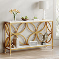 GiftGo Narrow Sofa Table 47.2 Inch, Industrial Sofa Table Behind Couch by GiftGoDirect