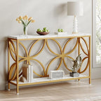 GiftGo Narrow Sofa Table 47.2 Inch, Industrial Sofa Table Behind Couch by GiftGoDirect