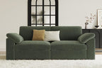 EASE MOOSE Comfty 2 Seat Couch, FSC Certified Modern Deep Seat Sectional Modular - Image 4