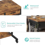 Small Portable Standing Rolling Desk - Image 9