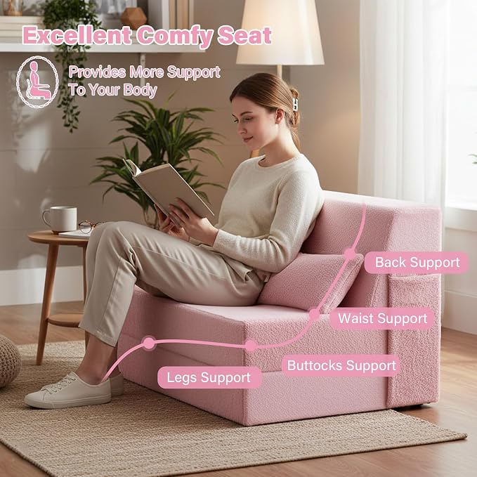 Tiita Convertible Folding Sofa Bed Twin Size - Image 3
